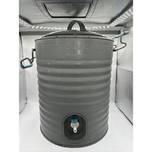 Arctic Boy 5 Gallon Galvanized Metal Water Cooler VINTAGE JUG Beverage dispenser